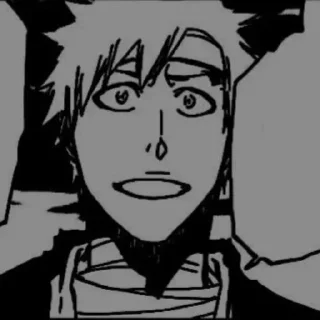 🌕 emoji Ichigo kurosaki² @numen_sticker Telegram sticker 10 of 103