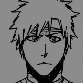 🌕 emoji Ichigo kurosaki² @numen_sticker Telegram sticker 11 of 103