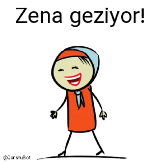 🚶‍♂️ emoji Zena @Qonshubot Telegram sticker 10 of 31
