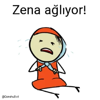 😭 emoji Zena @Qonshubot Telegram sticker 14 of 31