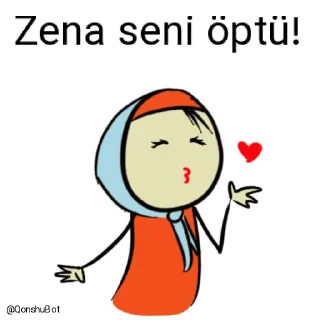 💋 emoji Zena @Qonshubot Telegram sticker 19 of 31