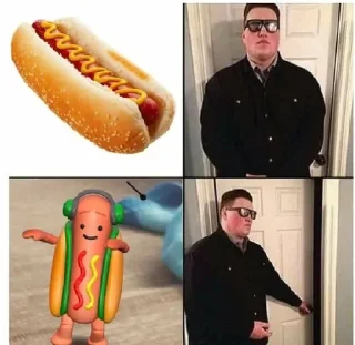 Sticker from Dancing Hot Dog