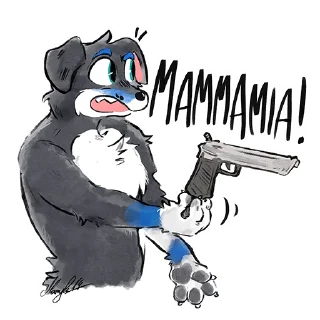 Sticker from Luca