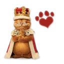 ❤ emoji Garfield Telegram sticker 16 of 19