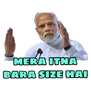 🤣 emoji Narendra Mondri Telegram sticker 10 of 21
