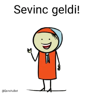 ✋️ emoji Sevinc @Qonshubot Telegram sticker 1 of 31