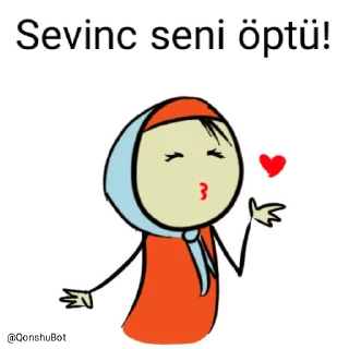 💋 emoji Sevinc @Qonshubot Telegram sticker 19 of 31