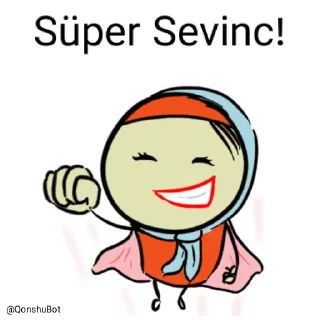 😎 emoji Sevinc @Qonshubot Telegram sticker 6 of 31