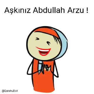 ❤️ emoji Abdullah Arzu @Qonshubot Telegram sticker 7 of 31