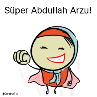 😎 emoji Abdullah Arzu @Qonshubot Telegram sticker 6 of 31