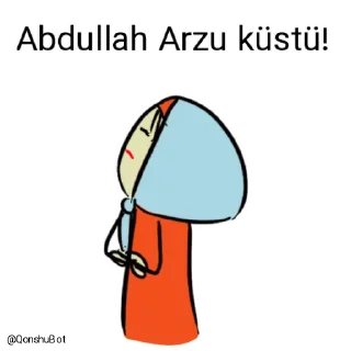😒 emoji Abdullah Arzu @Qonshubot Telegram sticker 13 of 31