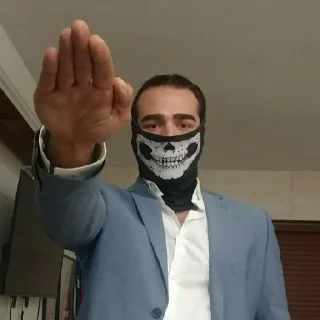 🙋‍♂️ emoji White power Telegram sticker 13 of 30