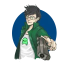 🔫 emoji Jake English Telegram sticker 22 of 49