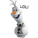 ⛄ emoji Olaf Christmas by @passion_stickers Telegram sticker 20 of 32