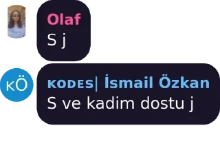 Sticker from Olaf