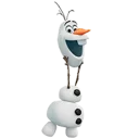 ⛄ emoji Olaf Christmas by @passion_stickers Telegram sticker 23 of 32