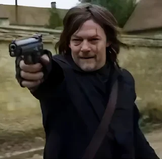 🔫 emoji Daryl Dixon by @Lieutenant_Nightwolf Telegram sticker 17 of 120