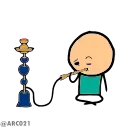 🚬 emoji @Ritalinlna | 🌃 @SiriUserBot Paketi | 1 animasyonlu Telegram sticker 4 of 15