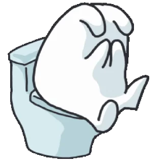 😞 emoji Bunny 🐇 (@TodorokiShouto) Telegram sticker 17 of 50