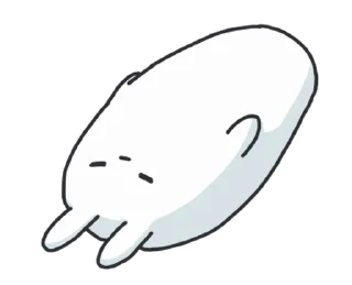 😐 emoji Bunny 🐇 (@TodorokiShouto) Telegram sticker 8 of 50