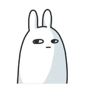 😒 emoji Bunny 🐇 (@TodorokiShouto) Telegram sticker 20 of 50