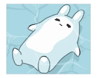 😐 emoji Bunny 🐇 (@TodorokiShouto) Telegram sticker 6 of 50