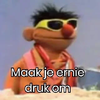 Sticker from Mengelmoesje zo in je poesje
