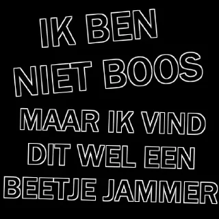 Sticker from Mengelmoesje zo in je poesje
