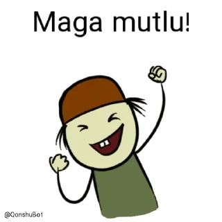 😄 emoji Maga @Qonshubot Telegram sticker 12 of 31