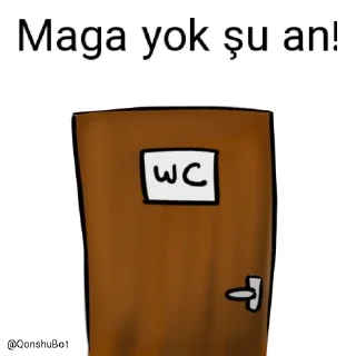 🚽 emoji Maga @Qonshubot Telegram sticker 22 of 31
