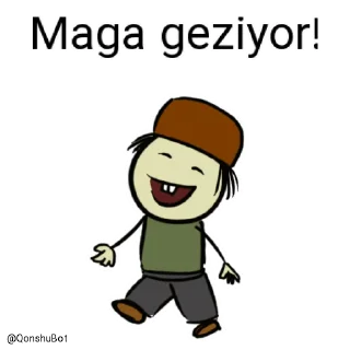 🚶‍♂️ emoji Maga @Qonshubot Telegram sticker 10 of 31
