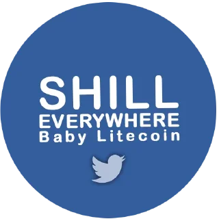 😁 emoji Baby Litecoin by Jamez Art Telegram sticker 4 of 9