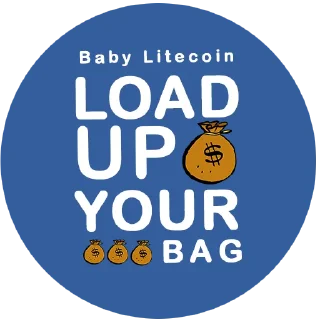 😁 emoji Baby Litecoin by Jamez Art Telegram sticker 8 of 9