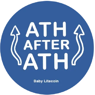 😁 emoji Baby Litecoin by Jamez Art Telegram sticker 6 of 9