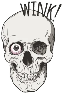 😉 emoji Join The Skeleton Army, They Said Telegram sticker 14 of 86