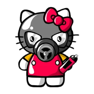 😷 emoji @BlackSuiteJoin - BS Telegram sticker 13 of 74