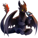 Sticker from Toothless