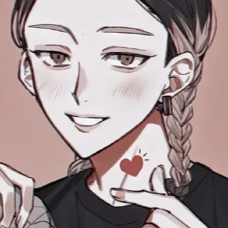 🫶 emoji .°•Ran Haitani•°. Telegram sticker 19 of 120