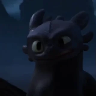 👾 emoji Toothless @EliotSticker Telegram sticker 15 of 40