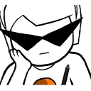 😕 emoji Homestuck Telegram sticker 13 of 61