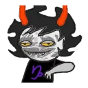 😌 emoji Homestuck Telegram sticker 18 of 61