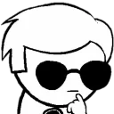 🤔 emoji Homestuck Telegram sticker 7 of 61
