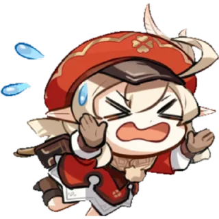 🎣 emoji Klee Telegram sticker 13 of 15