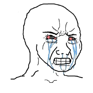 😭 emoji Memes Telegram sticker 13 of 76