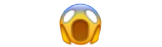 😱 emoji @MINISTICERS Telegram sticker 12 of 46