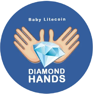 Sticker from Baby Litecoin by Jamez Art