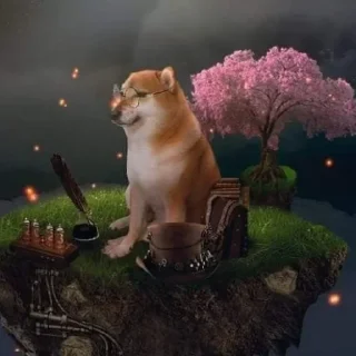 Sticker from Dogs meme | @longroadtohell