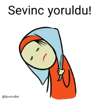 😣 emoji Sevinc @Qonshubot Telegram sticker 9 of 31