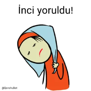 😣 emoji İnci @Qonshubot Telegram sticker 9 of 31