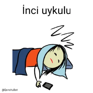 😴 emoji İnci @Qonshubot Telegram sticker 17 of 31